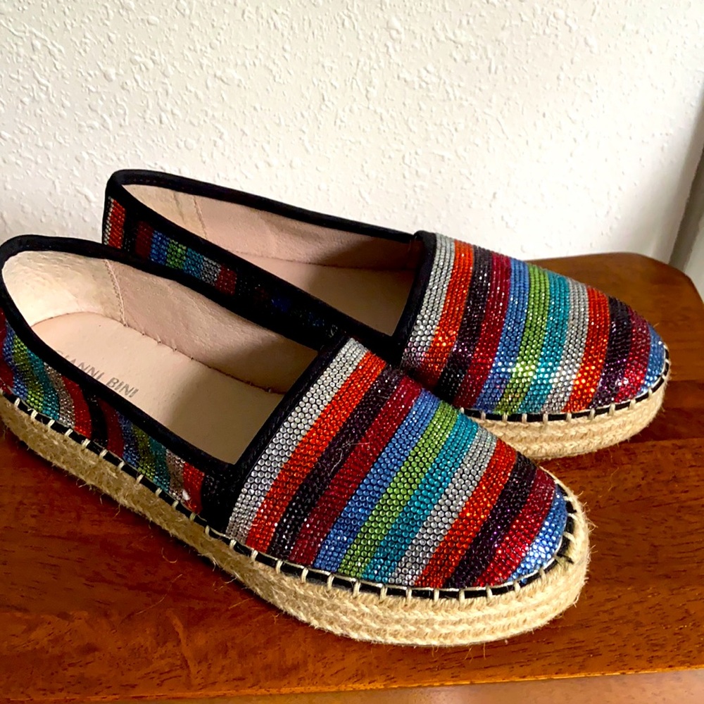 Gianni Bini Crystal Loafers